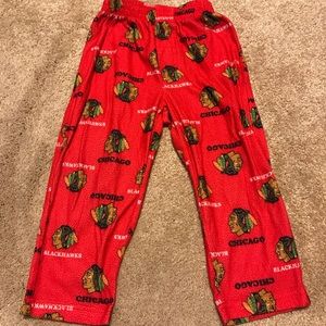 NHL Chicago Blackhawks 2T Toddler Pajama Bottoms